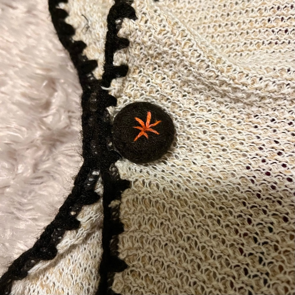 Mario Hernandez Multicolor Patchwork Cardigan Pon… - image 6